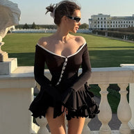 Women's A-Line Bodycon Mini Dress