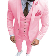 Tuxedo Slim Fit 3 Piece Groom Wedding Suits