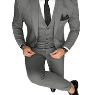 Tuxedo Slim Fit 3 Piece Groom Wedding Suits