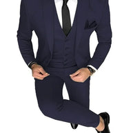 Tuxedo Slim Fit 3 Piece Groom Wedding Suits