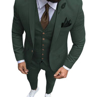 Tuxedo Slim Fit 3 Piece Groom Wedding Suits
