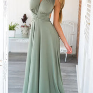 Sexy Women Multiway Wrap Convertible Boho Long Dress