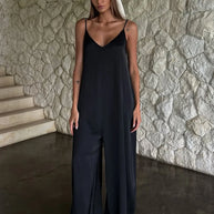 V-Neck Spaghetti-Strap Slip Nightgown