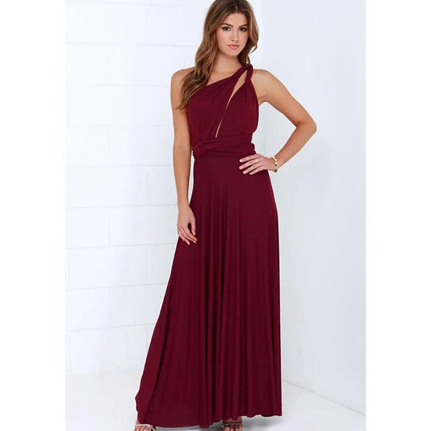 Multiway Wrap Convertible Boho Long Dress