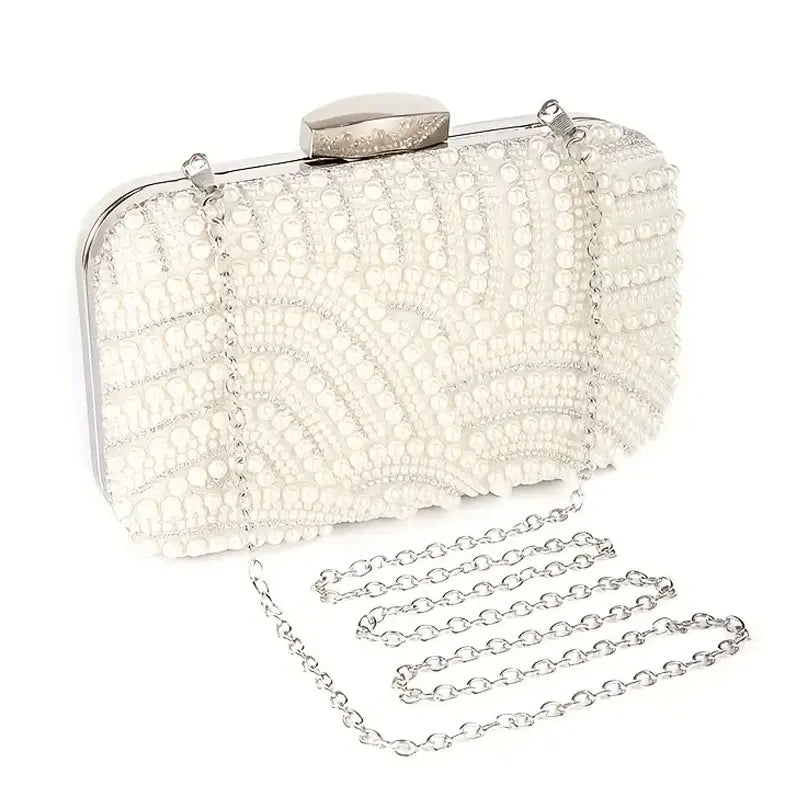 Ladies Pearl Elegant Evening Bag