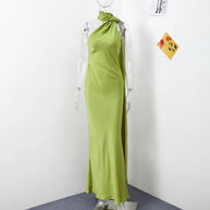 Sexy Satin Ribbon Party Dress For Women