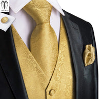 Luxury Silk Men’s Vest Set