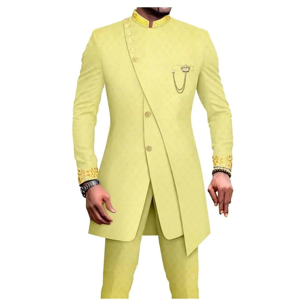 Men's Slim Fit 2-Piece Wedding party dress  Set