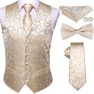 Luxury Silk Men’s Vest Set