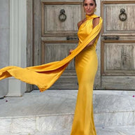 Sexy Satin Ribbon Party Dress For Women