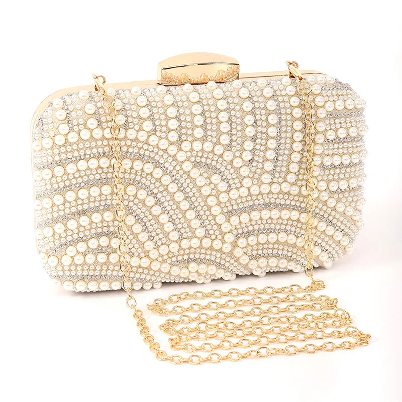 Ladies Pearl Elegant Evening Bag