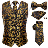 Luxury Silk Men’s Vest Set
