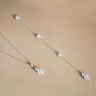 Long Drop CZ Body Chain Jewelry