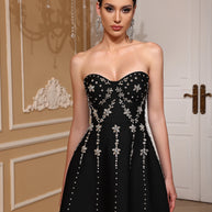 Hoshi Strapless Diamond Bandage Mini Dress