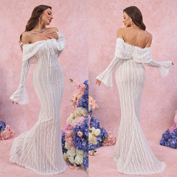 Long Sleeve Elegant Maxi Dress