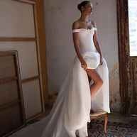 Eightree Elegant Boho Wedding Dress