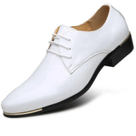 Premium Men’s Patent Leather Wedding Shoes