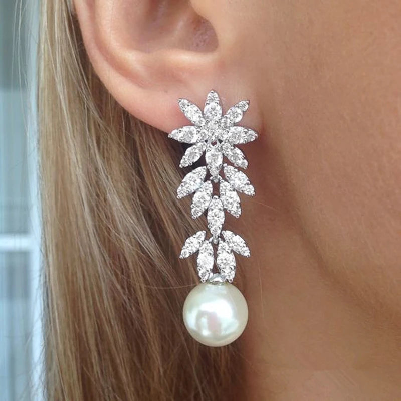 Luxury Aesthetic Wedding & Engagement Earrings