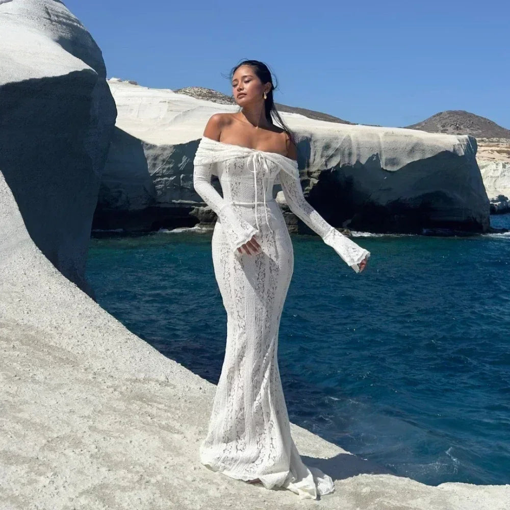 Long Sleeve Elegant Maxi Dress