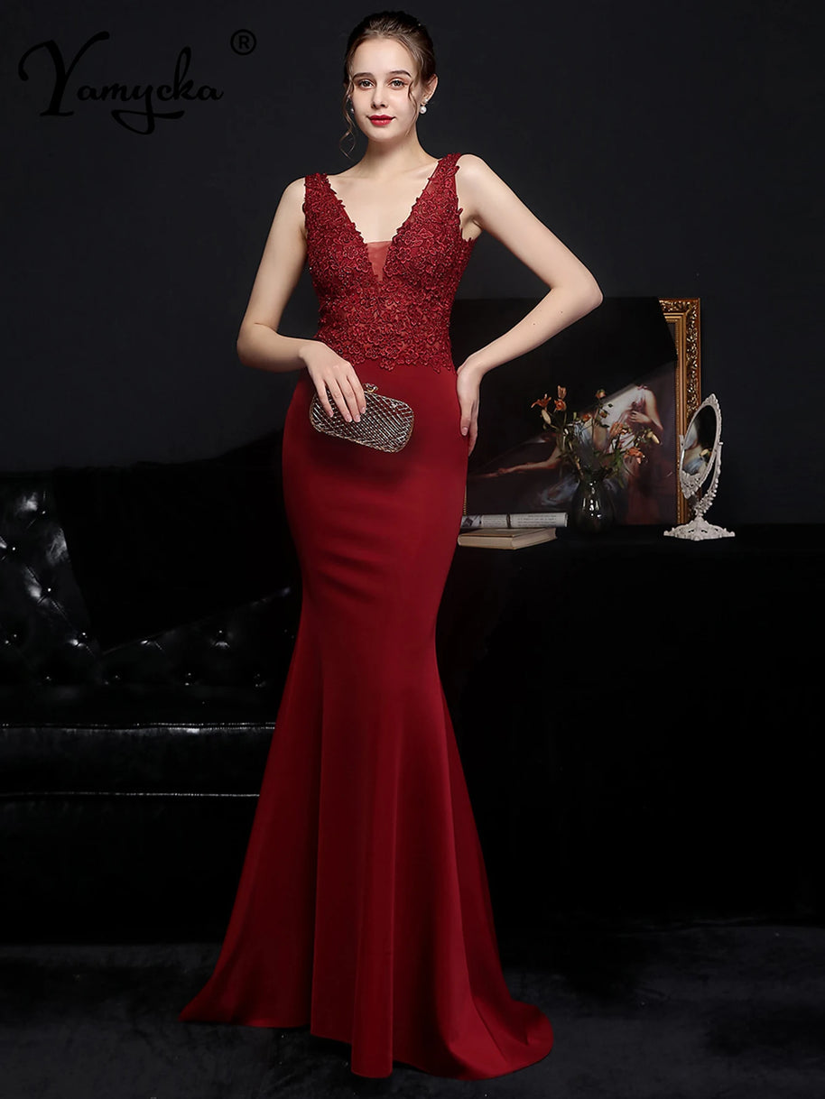 Sexy elegant luxury wedding evening long dresses