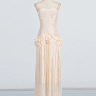 Solid Spliced Fungus Slimming Dresses for Women
