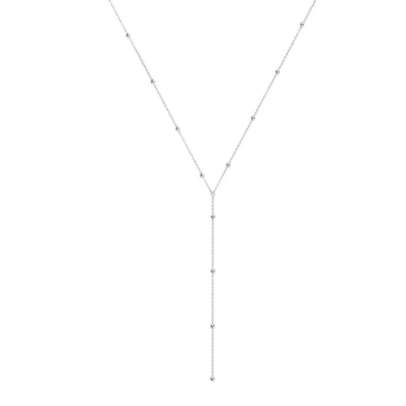 925 Sterling Silver Bead Necklace