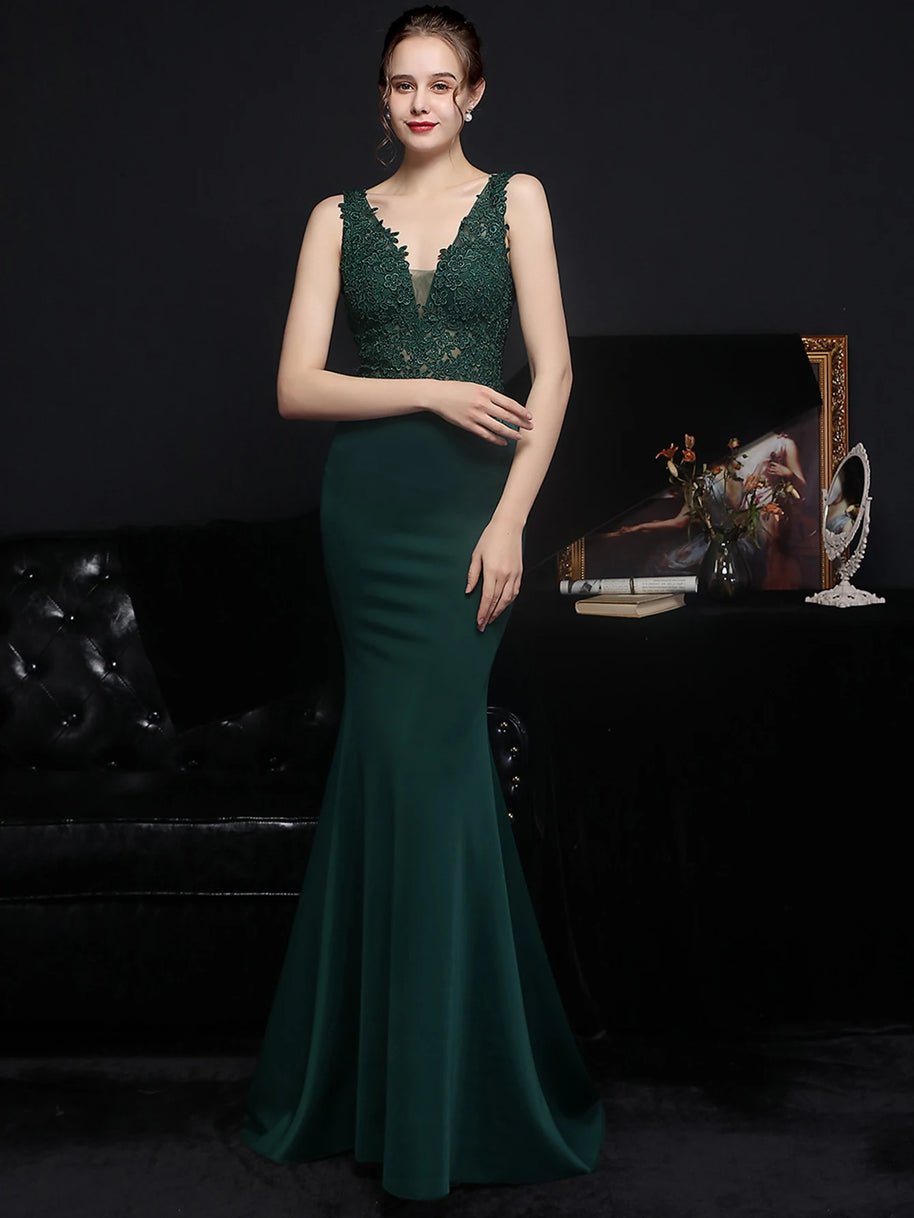 Sexy elegant luxury wedding evening long dresses