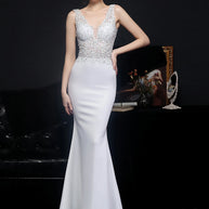 Sexy elegant luxury wedding evening long dresses