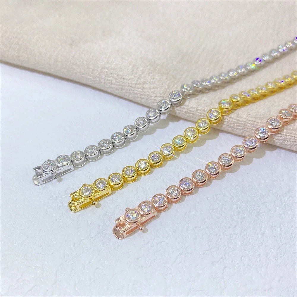 Moissanite Tennis Bracelet