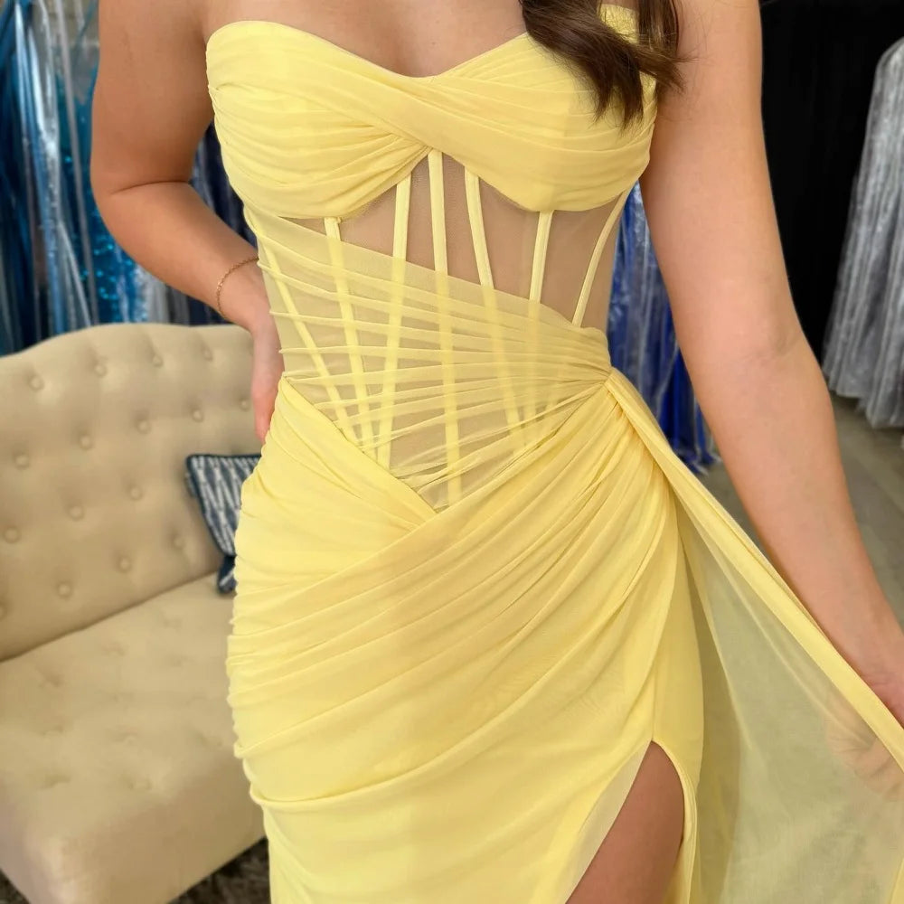 Strapless Sleeveless Party Dresses