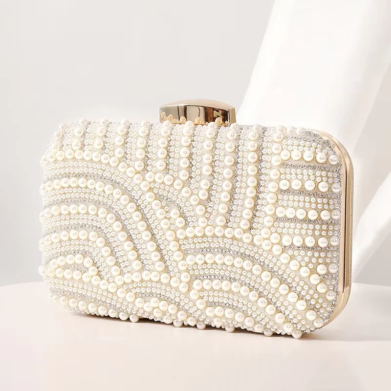 Ladies Pearl Elegant Evening Bag