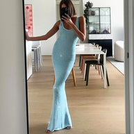 Women's Sexy Sleeveless Glitter Dress