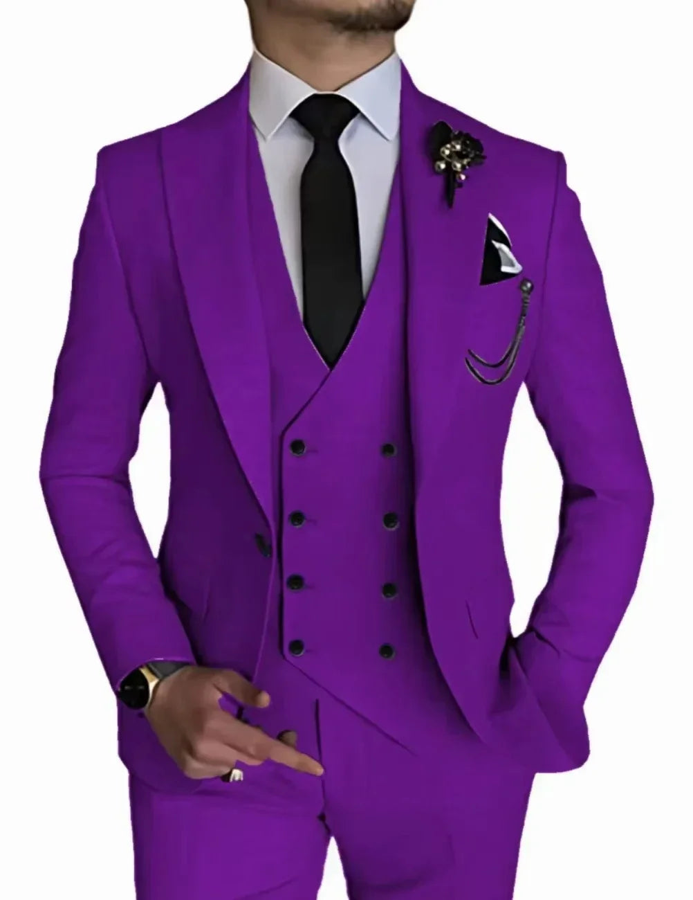 Luxury 3-Piece Men’s Suit