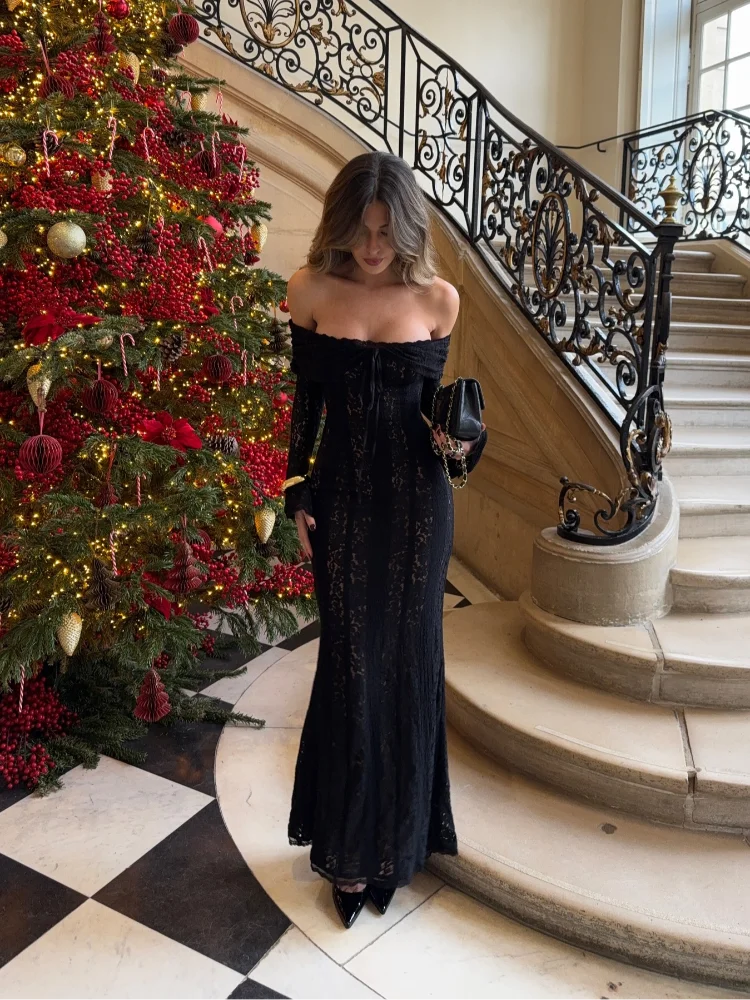 Long Sleeve Elegant Maxi Dress