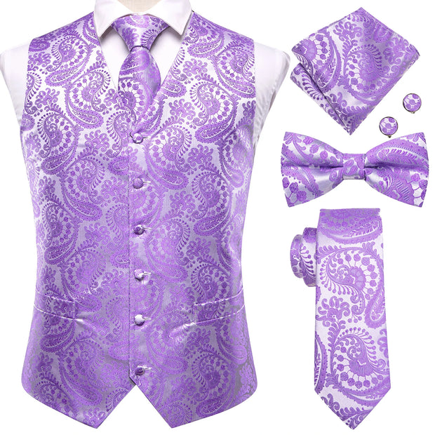Luxury Silk Men’s Vest Set