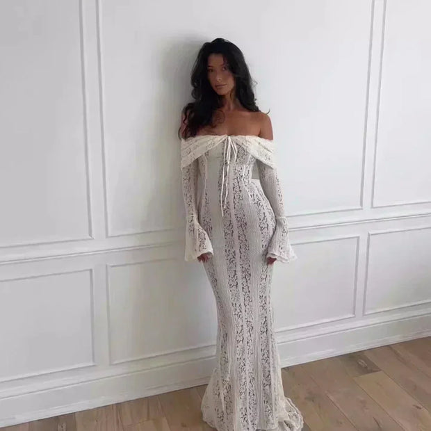 Long Sleeve Elegant Maxi Dress