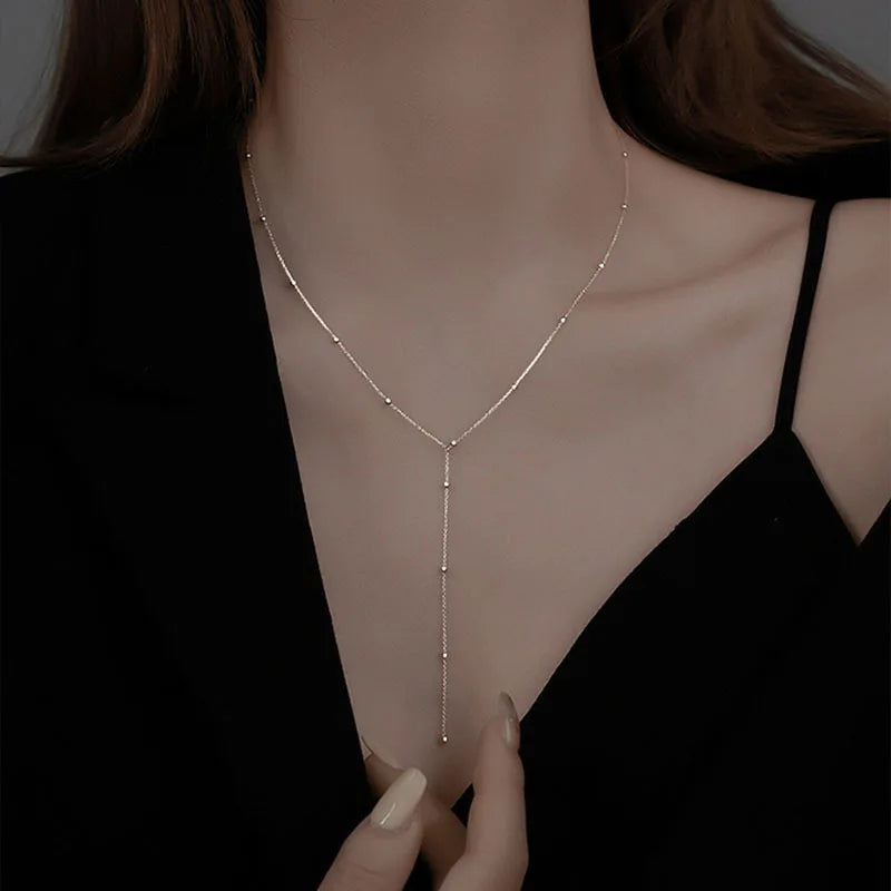 925 Sterling Silver Bead Necklace