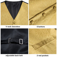 Luxury Silk Men’s Vest Set