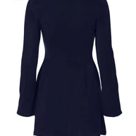 Waist-Cinched Midi Dress for Fall & Winter
