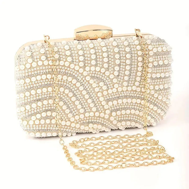 Ladies Pearl Elegant Evening Bag