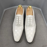 Wedding Party Dress White Formal Shoes for Men