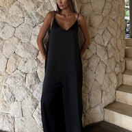 V-Neck Spaghetti-Strap Slip Nightgown
