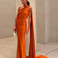 Sexy Satin Ribbon Party Dress For Women