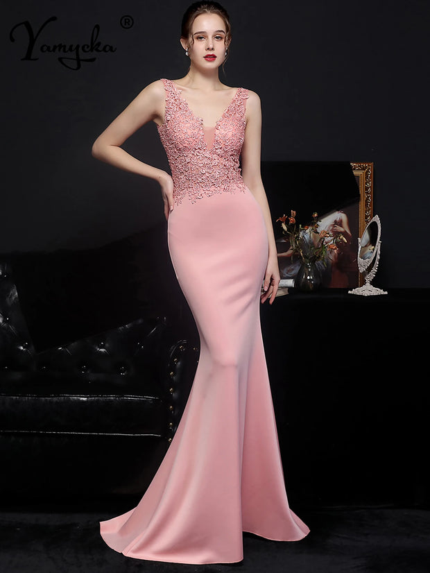 Sexy elegant luxury wedding evening long dresses