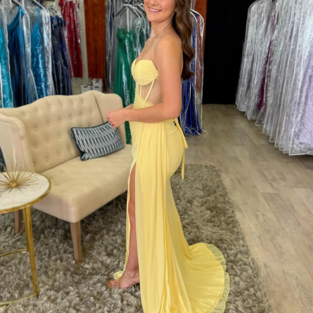 Strapless Sleeveless Party Dresses