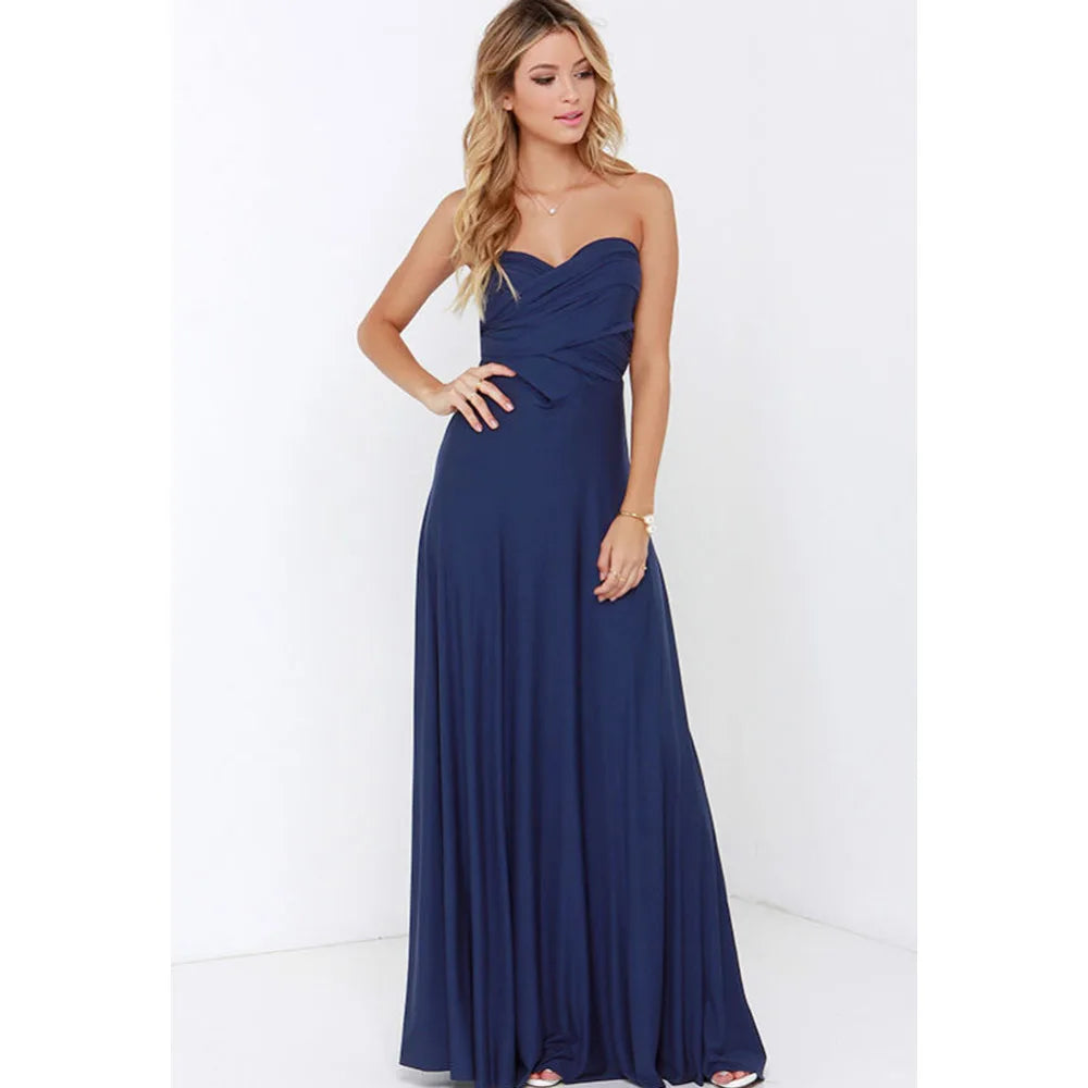 Multiway Wrap Convertible Boho Long Dress