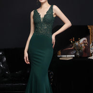 Sexy elegant luxury wedding evening long dresses