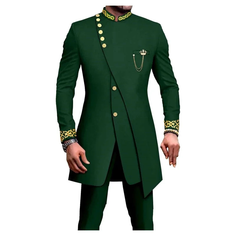 Men's Slim Fit 2-Piece Wedding party dress  Set