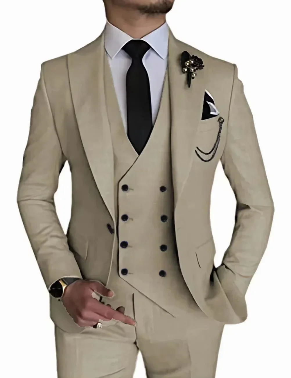 Luxury 3-Piece Men’s Suit