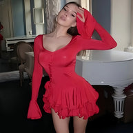 Women's A-Line Bodycon Mini Dress